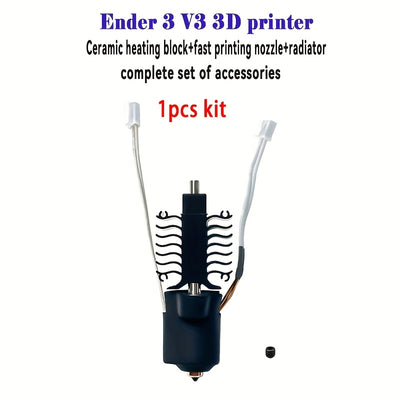 Ceramic Hotend Kit for 3D Printers with Quick Swap Nozzle