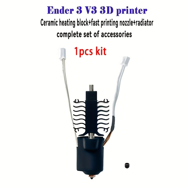 Ceramic Hotend Kit for 3D Printers with Quick Swap Nozzle