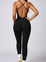 Double Layered Cross Suspender Beautiful Back Pants