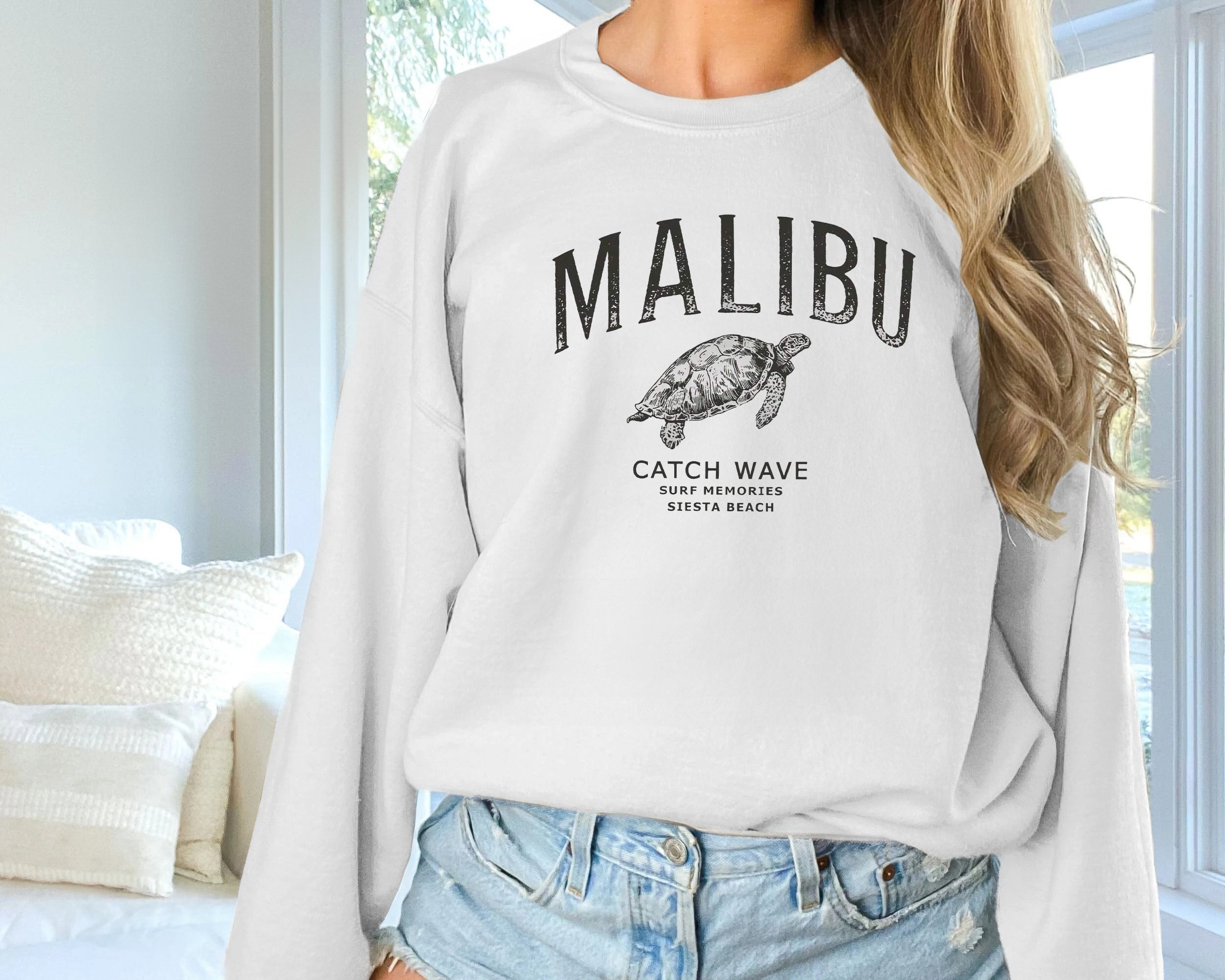 Women's Casual Solid Color Long Sleeve Pullover Sweatshirt