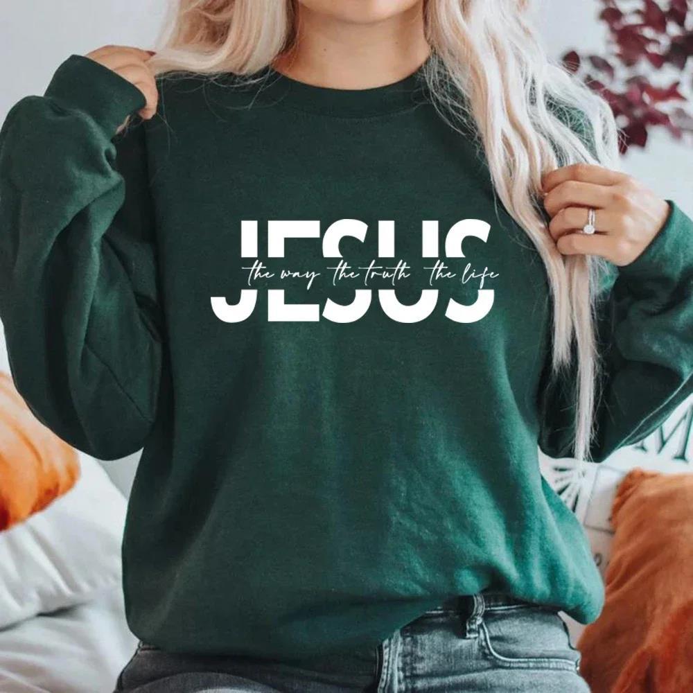 Christian Faith Sweatshirt - The Way The Truth The Life Hoodie