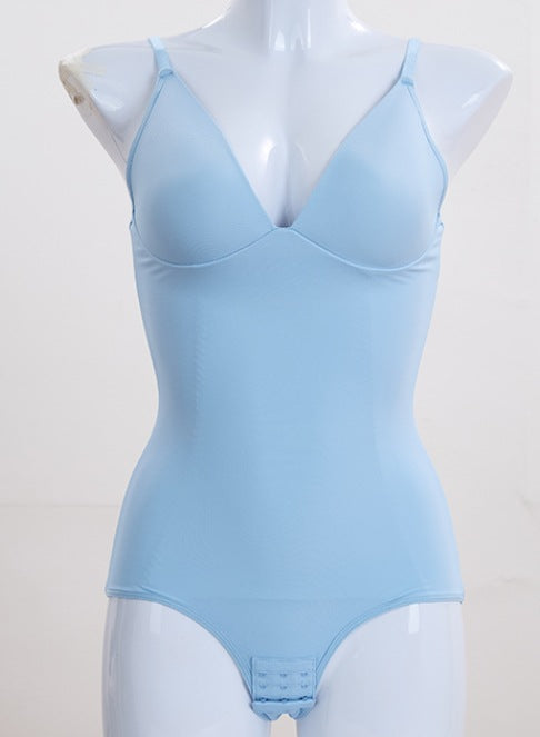 Seamless V-Neck Waist Trainer & Body Shaping Corset