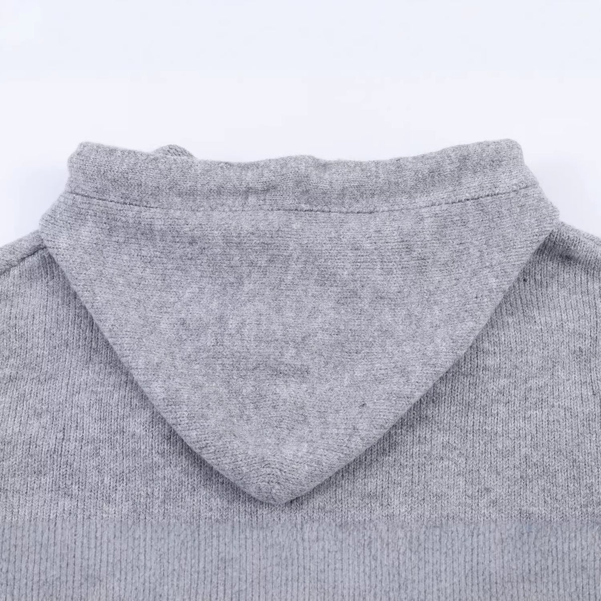 Cross-border Foreign Trade Womens Clothing Hooded Long-sleeve Loose All-match Star Jacquard Knitted Sweater
