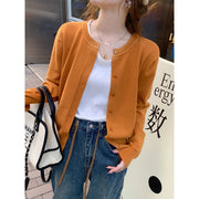 Loose Soft and Cozy Inner-layer Base Shirt Thin Springautumn Sweater Jacket