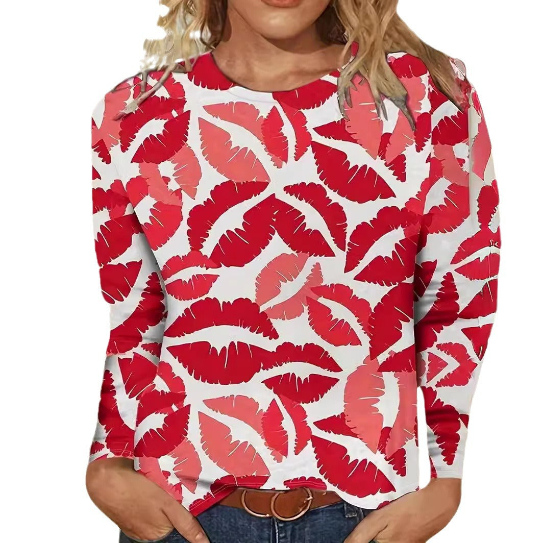 Trendy Hip Hop Graphic Print Long Sleeve Pullover Sweatshirt