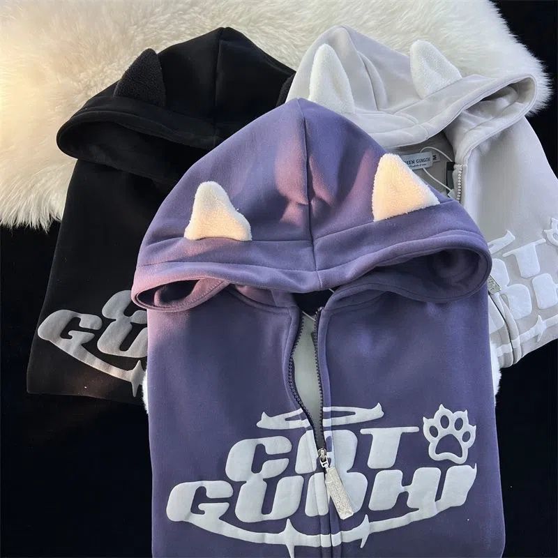 Women's Fleece-Lined Hooded Winter Sweater