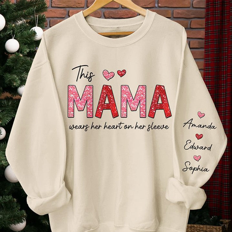 Custom DIY Women's Mother's Day Sweatshirt