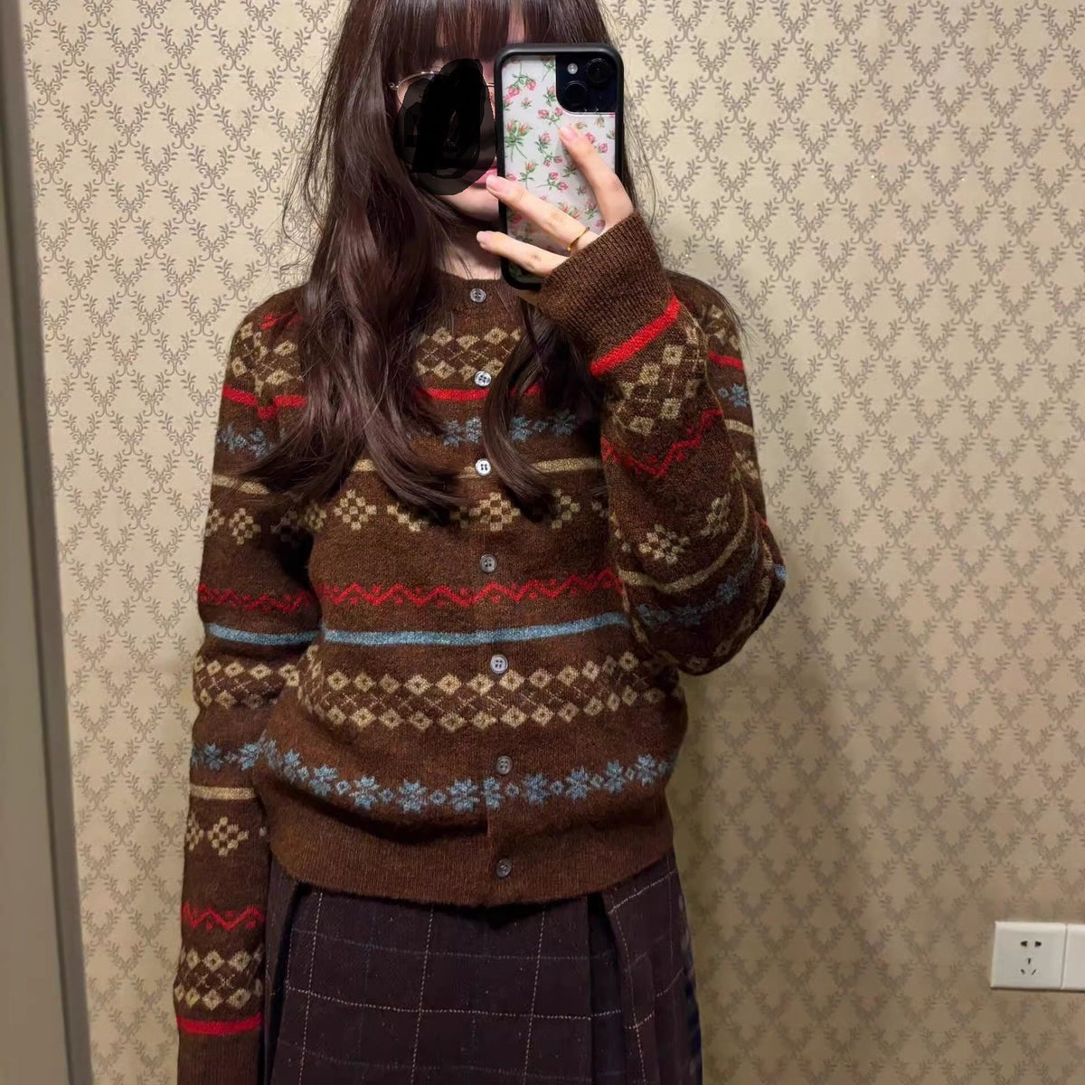 Womens Retro Chic Zippered Sweater Coat