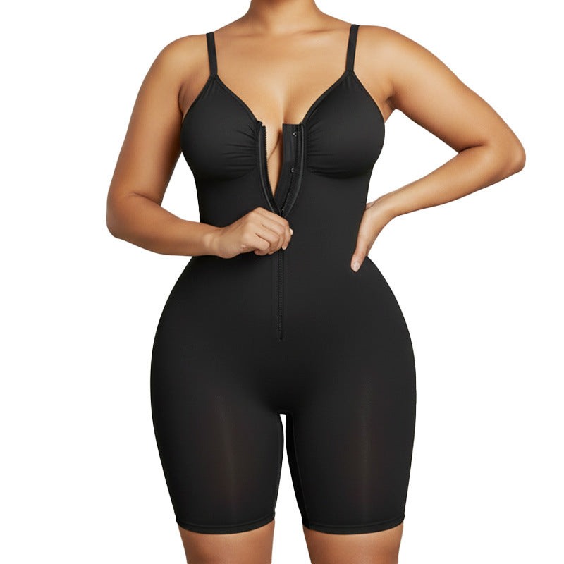 High-elasticity Sports Yoga Zip-up Tight-fitting Garment
