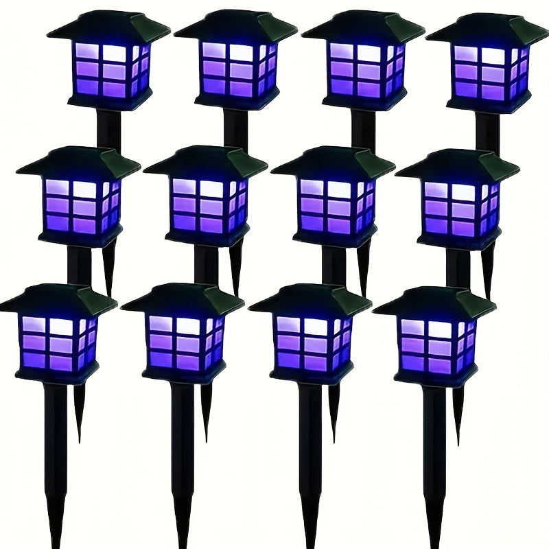 24/12/6pcs Halloween Solar Outdoor Lights, IP44 Waterproof Walkway Lights, LED Landscape Lighting Garden Lights, Suitable For Walkways, Driveways, Courtyards And Lawns, Solar Garden Decorations...