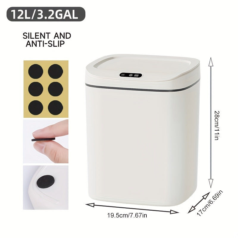 Motion-Activated Smart Trash Can with Sealing Lid