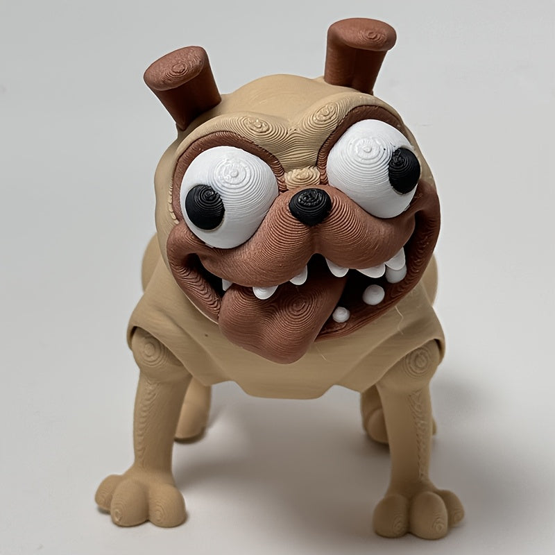 3D printed dog statue collectible home decor and desk ornament