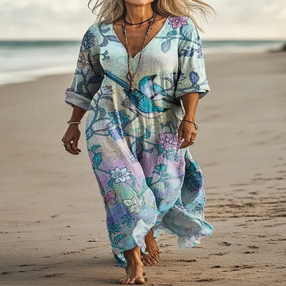 Casual Printed Elegant Dress for Women