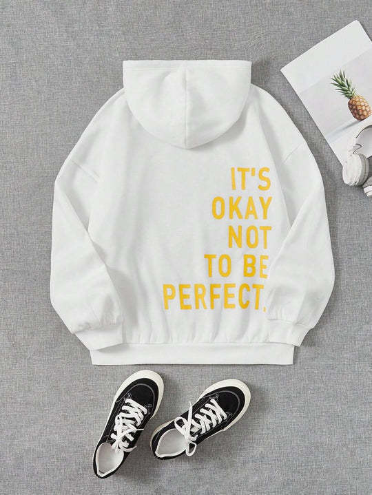 Women's Letter Print Casual Long Sleeve Sweatshirt