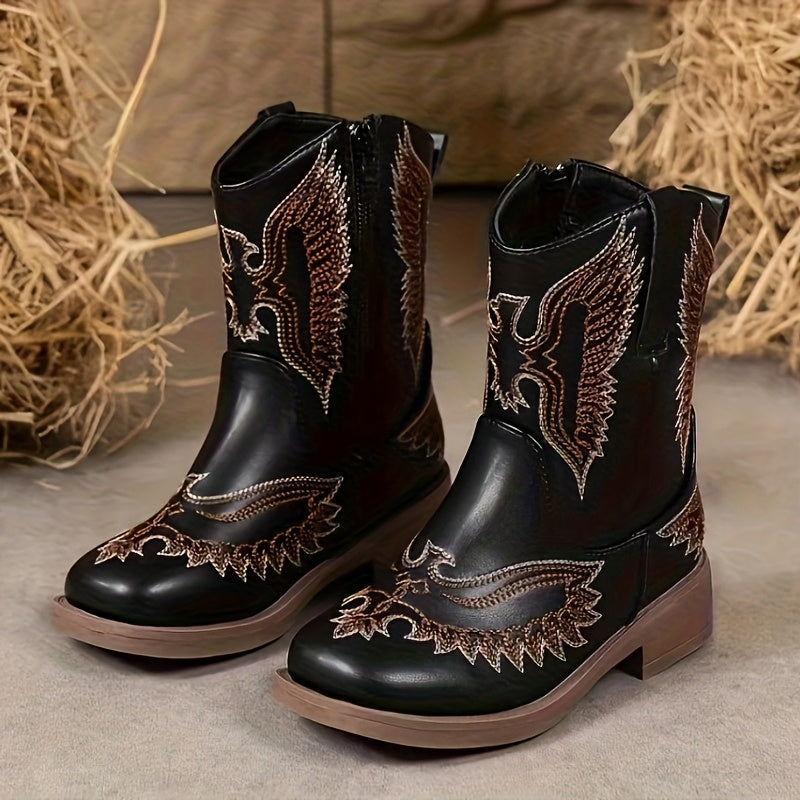 Electric Embroidered Fashion Boots