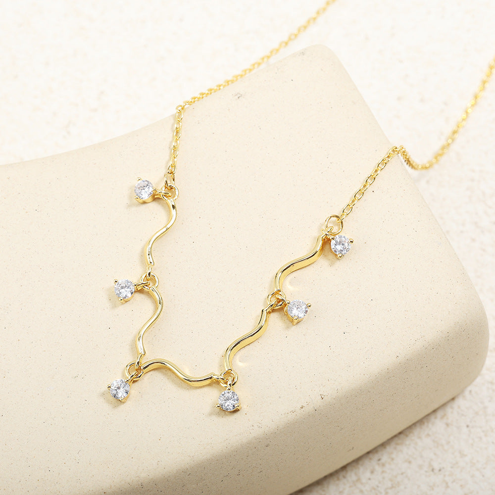 Elegant Wave Necklace
