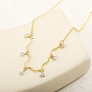Elegant Wave Necklace