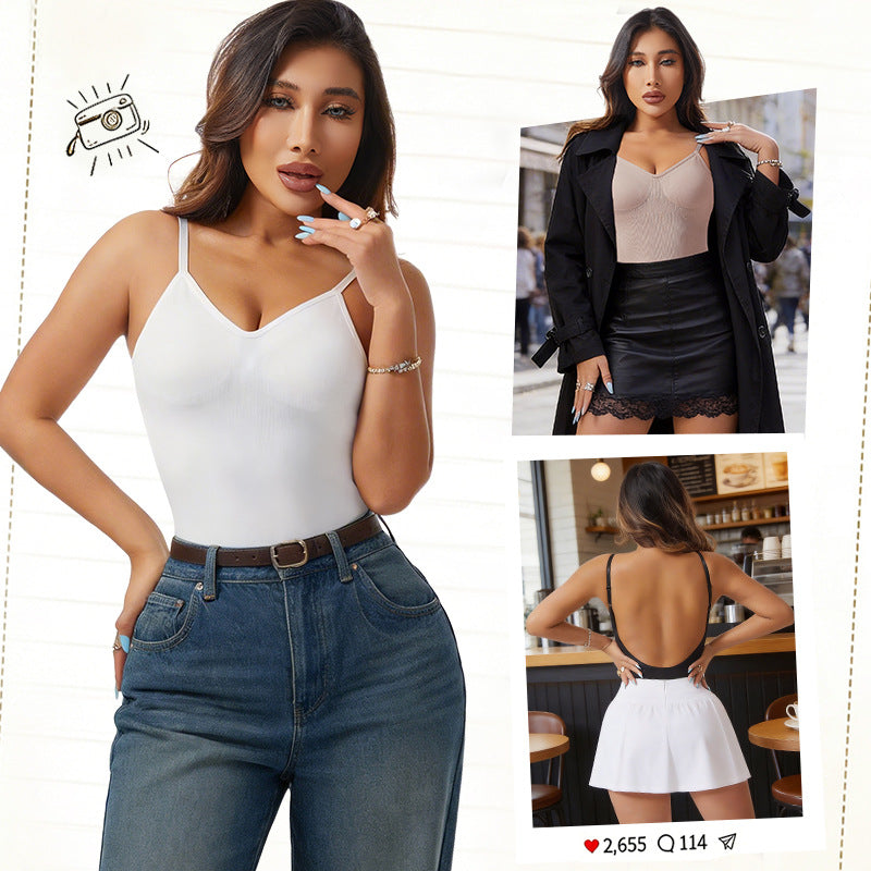 Seamless Butt-Lifting Tummy Control Cami Bodysuit