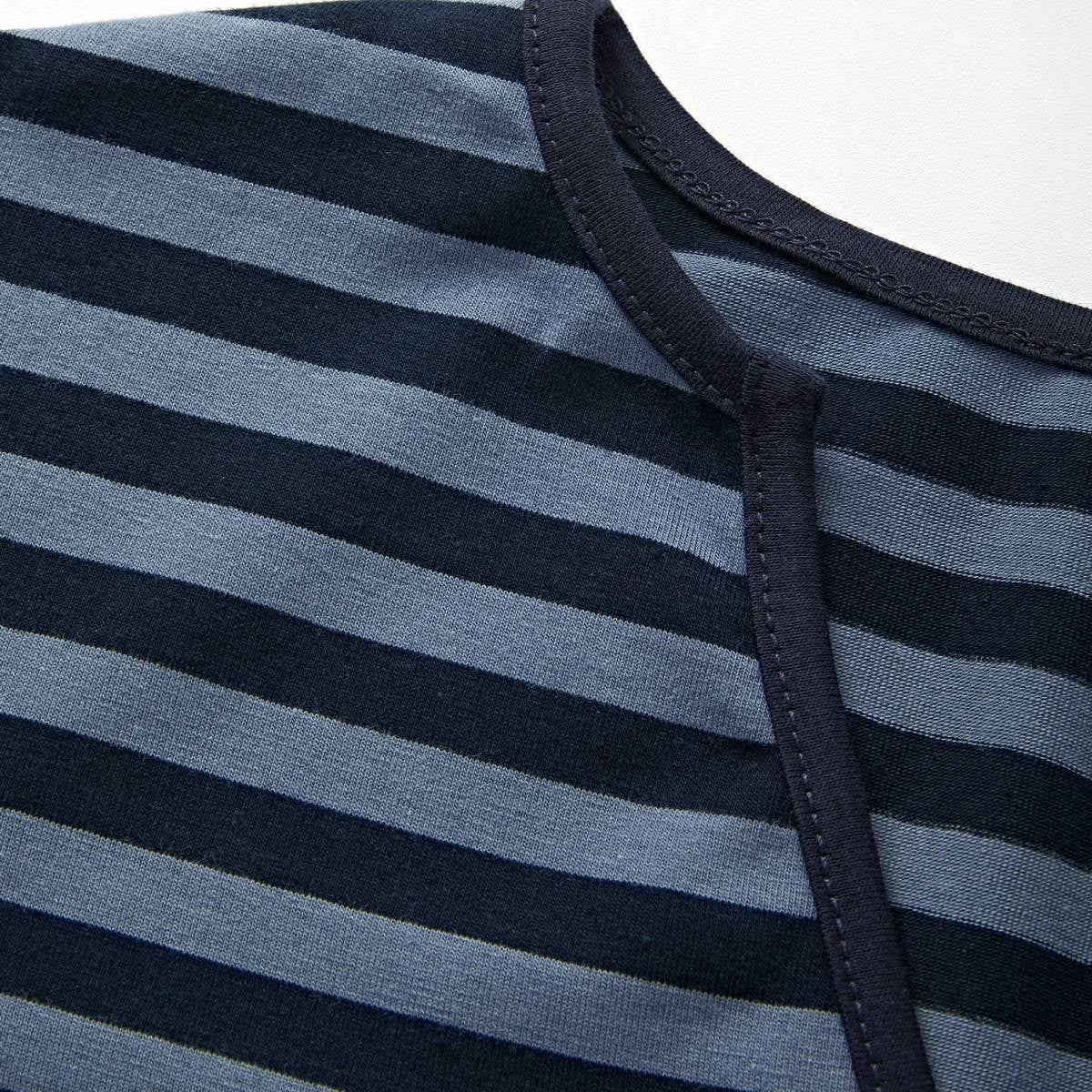 Cozy Striped Long-Sleeve Pullover Sweater