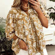 Casual Fashionable Elegant Printed Long-Sleeve Shirt For Women