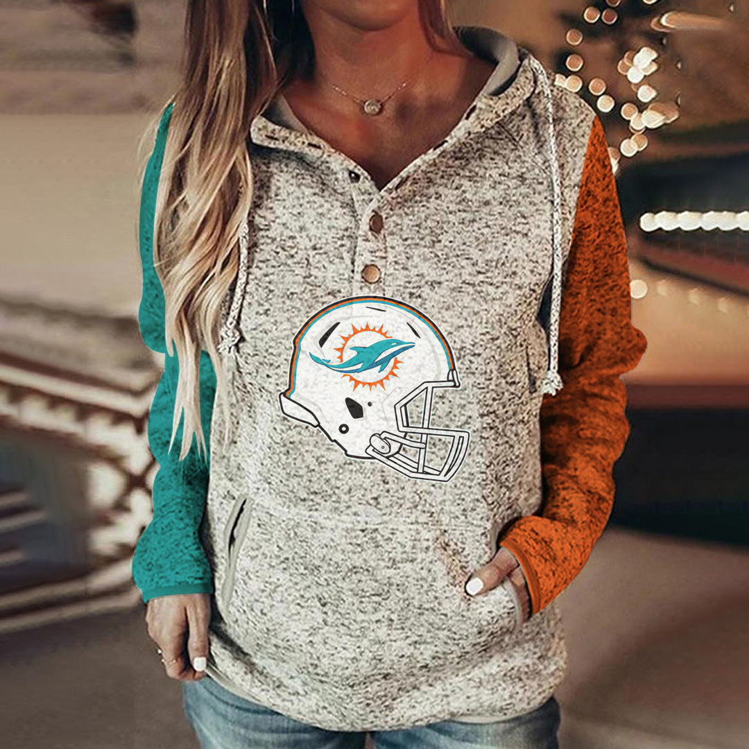 Cozy Gray Printed Women's Autumn & Winter Sweater
