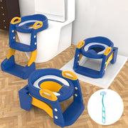 Adjustable Height Potty Training Seat with Step Stool
