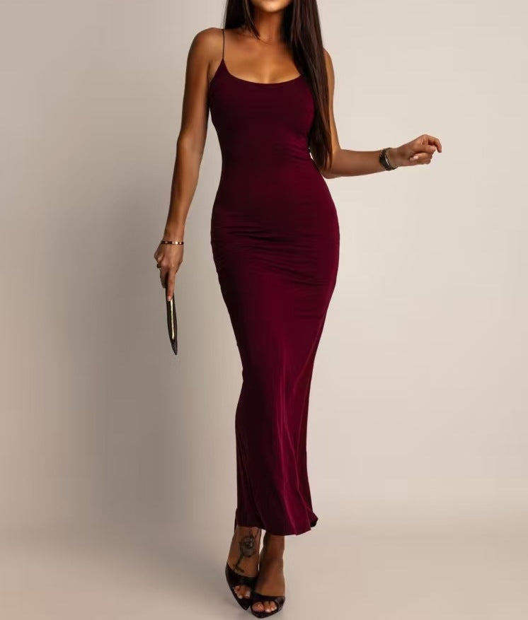 Elegant Sexy Strap Slim-Fit Socialite Dress