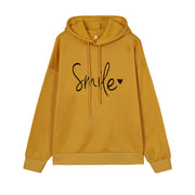Women's Casual Round Neck Long Sleeve Printed Loose Sweatshirt
