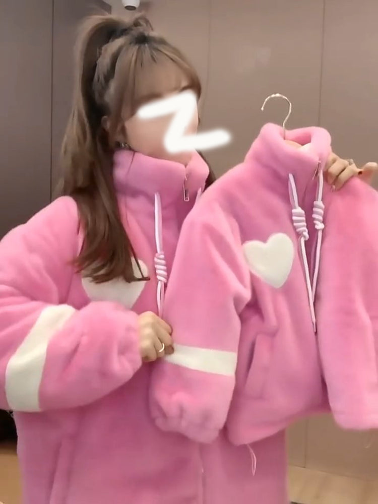 Pink Velvet Matching Family Hoodies