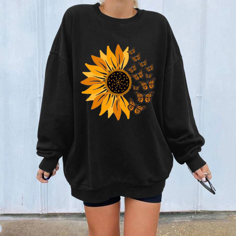 Cute Cartoon Pullover Hoodie for Women