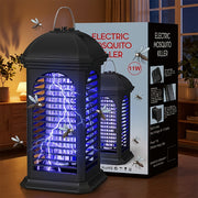 Electronic Bug Zapper and Mosquito Lamp with Metal Mesh Grid, Powerful Electric Fly and Mosquito Killer for Home, Kitchen and Bedroom