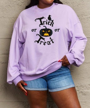 Women's Printed Long Sleeve Loose Sweatshirt