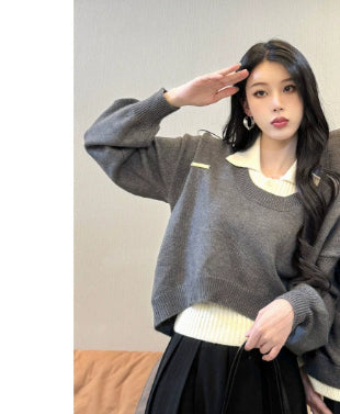 Autumn and Winter Couple Wear Thickening Three-piece Set