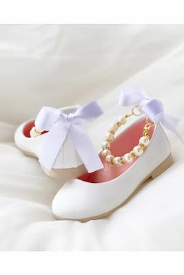 Handmade girls' babet shoes with orthopedic insole