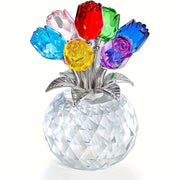 Artificial Crystal Rose Bouquet for Special Occasions