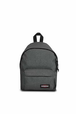 Black denim polyamide unisex backpack