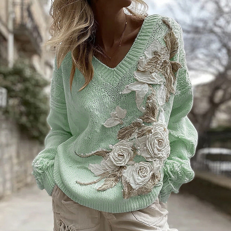 Loose Laid-back Soft Pullover Sweater for Women