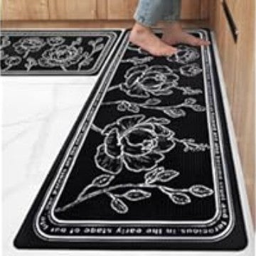 Kitchen Quick-drying Oil- and Water-absorbent Non-slip Floor Mat