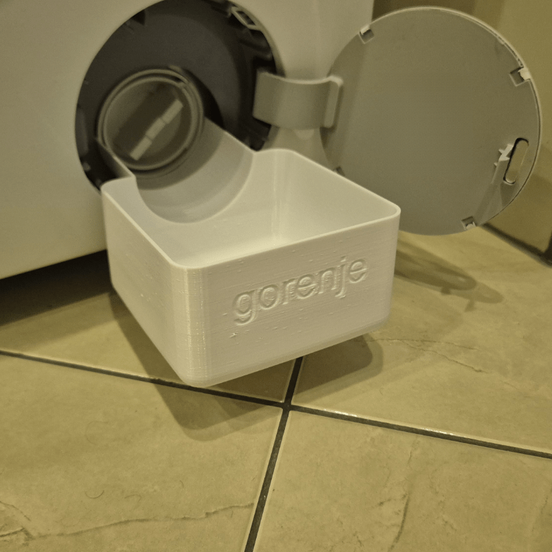 Heavy-Duty Plastic Washing Machine Drain Tray for Laundry Room Organization