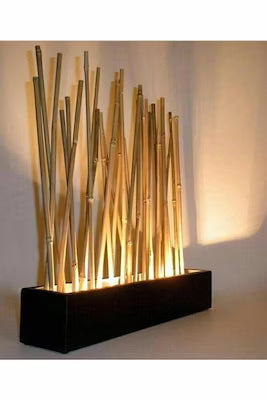 Colorful bamboo daylight LED floor lamp with transformer