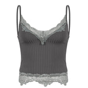Sexy Lace V-Neck Irregular Sling Camisole