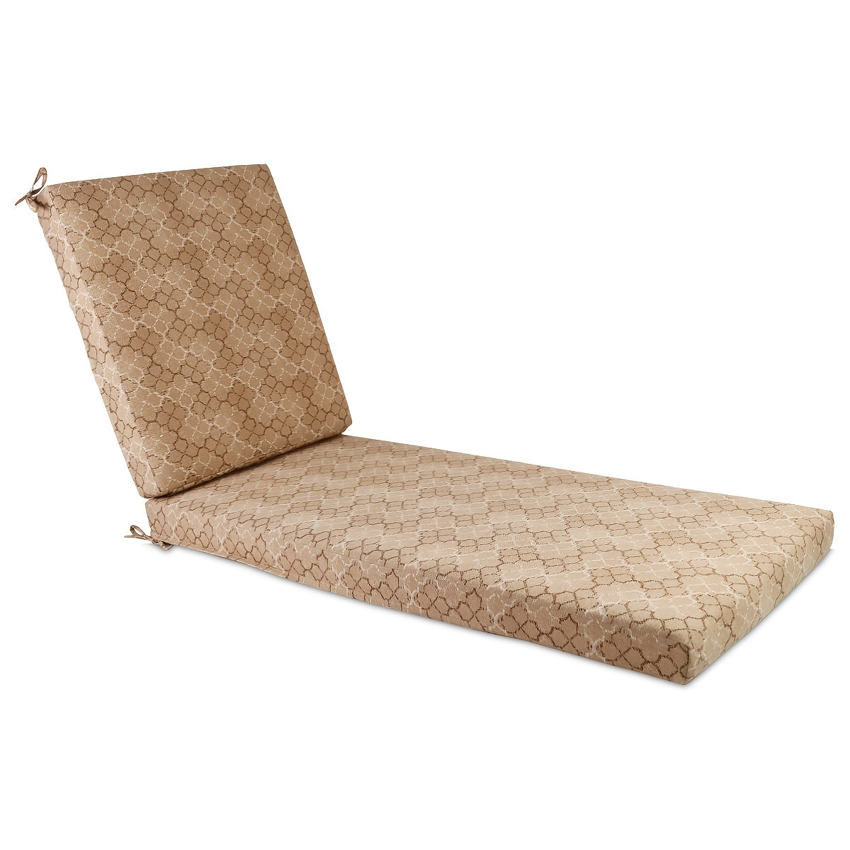 1pc Outdoor Patio Lounge Chair Cushion, Removable And Washable, 1000 Hours of High Sun Exposure Color Fastness, Does Not Fade, High Resilience, Beach Chair Sponge Pad, Leisure Recliner Cushion, Rocking Chair Seat Cushion with Integrated Backrest