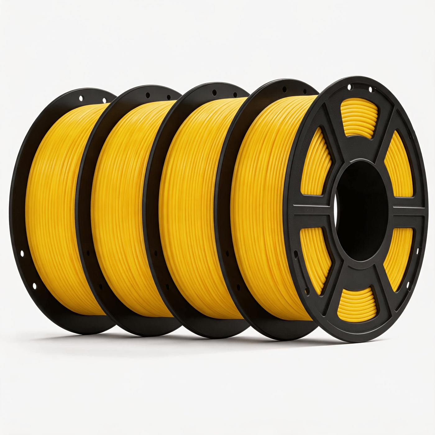 Black 1.75mm PLA Filament – 4 Rolls (250 g each, total 1 kg)