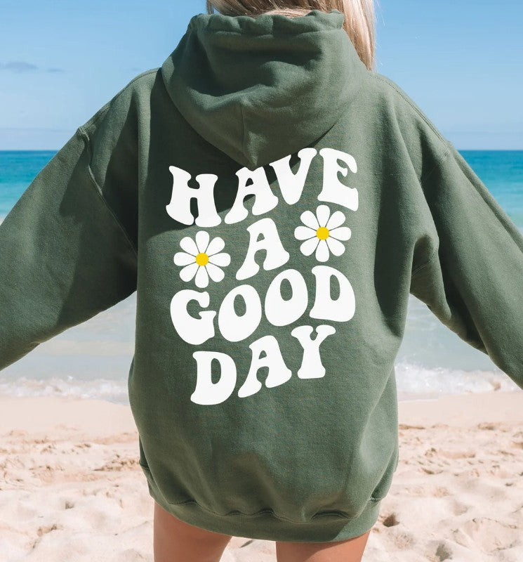 Floral Print Casual Pullover Hoodie for Men and Women