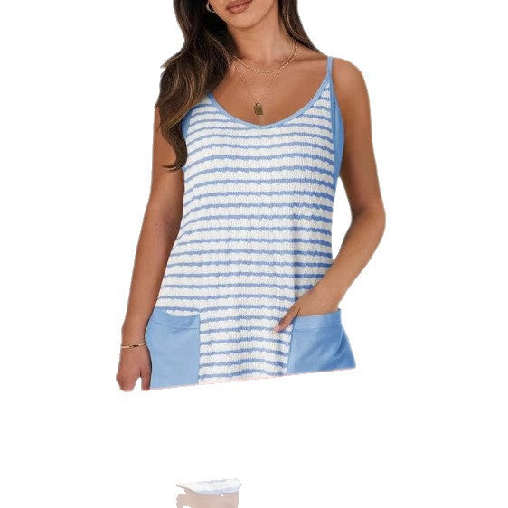Women's Printed Camisole Romper with Shorts