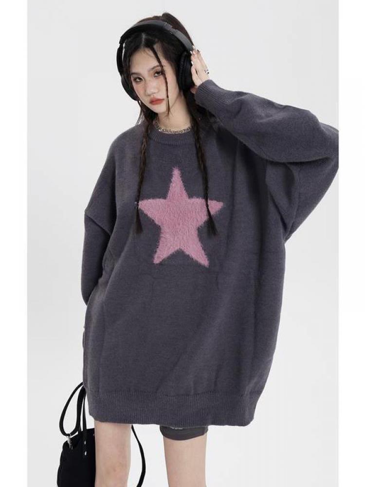 Cozy Winter Straight Tube Knit Sweater for Women