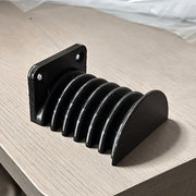 6-Slot Wall-Mounted Chainsaw Storage Rack, Compatible with Most Electric Chainsaws, Space-Saving Professional And Chainsaw Accessory Users, Stylish Tool Storage Rack, Safe Storage for Chains