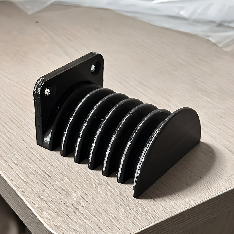 6-Slot Wall-Mounted Chainsaw Storage Rack, Compatible with Most Electric Chainsaws, Space-Saving Professional And Chainsaw Accessory Users, Stylish Tool Storage Rack, Safe Storage for Chains