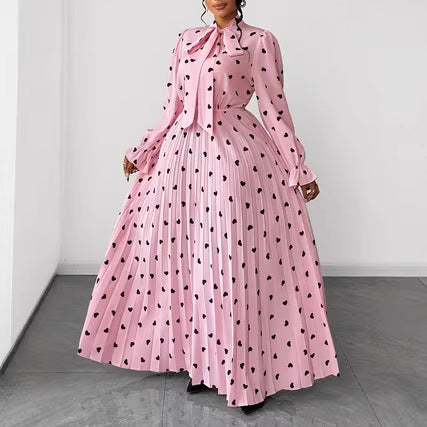 Womens Elegant High-end Flared Dress