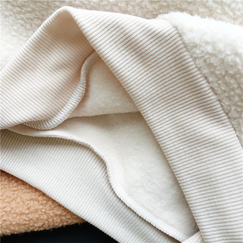 Women's Faux Cashmere Fleece-Lined Hooded Coat